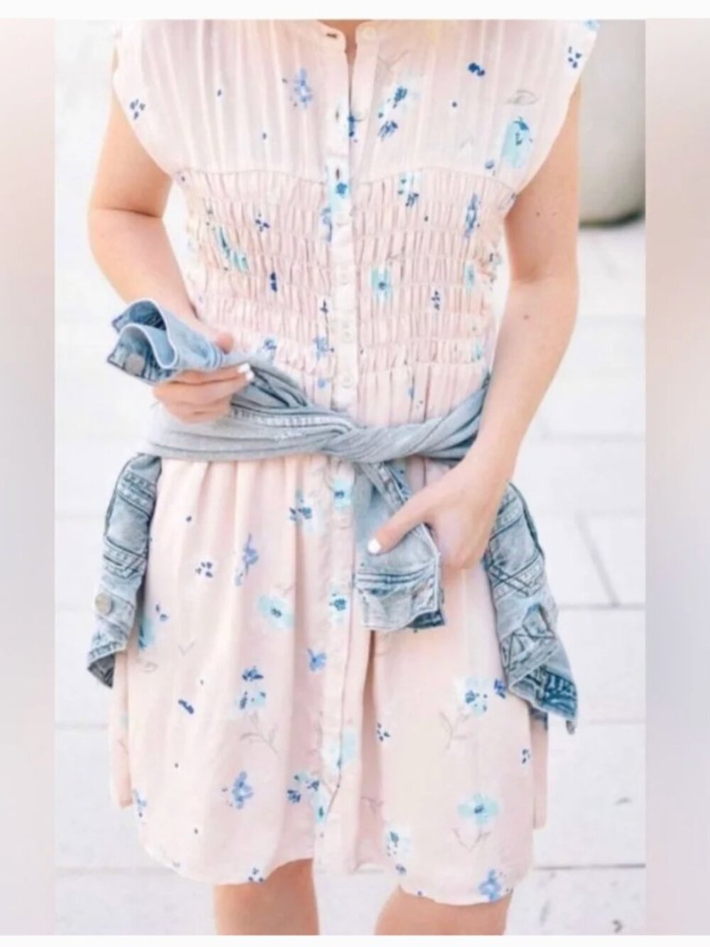 Free People - Floral Mini Dress - Picture 3 of 9